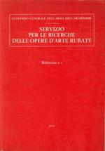 Servizio per le ricerche delle opere d'arte rubate. N. 6