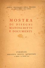 Mostra di disegni, manoscritti e documenti