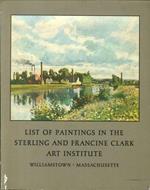 List of Painting in the Sterling and Francine Clark Art Institute