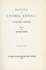 Rivista di storia antica e scienze affini. 1895 Vol.1