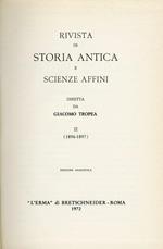 Rivista di storia antica e scienze affini. 1896-1897 Vol.2