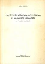 Contributo all'Opera Novellistica di Giovanni Sercambi
