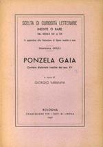 Ponzela gaia. Cantare dialettale inedito del sec. XV