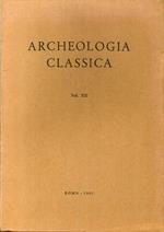 Archeologia Classica. Vol. 13. 1961