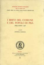 I brevi del comune e del popolo di Pisa dell'anno 1287