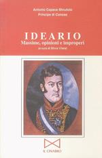 Ideario. Massime, opinioni e improperi a cura di Silvio Vitale