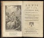 Vie du pape Clement XIV, (Ganganelli.). Nouvelle édition revue, & corrigée.