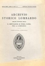 Archivio Storico Lombardo. Organo Centrale Della R. Deputazione Di Storia Patria Per La Lombardia. Nuova Serie - Anno Iv. Fascicoli 1-2 E 3-4