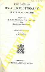 The concise Oxford dictionary of courrent english