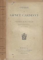 Opere di Giosuè Carducci - Ceneri e Faville serie seconda 1871 - 1876