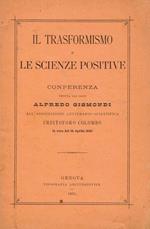 Il trasformismo e le scienze positive