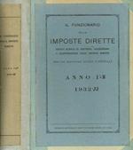 Il funzionario delle imposte dirette. Rivista mensile di dottrina, legislazione e giurisprudenza sulle imposte dirette. Anno I, II. 1932, 1933