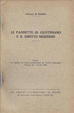 Le pandette di Giustiniano e il diritto moderno