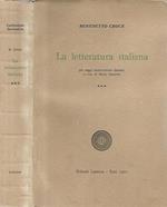 La Letteratura Italiana per saggi storicamente disposti vol. III - L'Ottocento