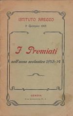 I Premiati nell'anno scolastico 1913-14