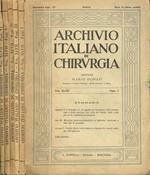 Archivio italiano di chirurgia vol.XLVII, anno 1937, fasc.1, 3, 4, 5, 6