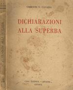 Dichiarazioni alla Superba