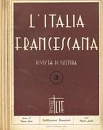 L' Italia francescana. Rivista di cultura, nuova serie, anno 37, n.2, 4, 5, 6, 1962