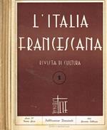 L' Italia francescana. Rivista di cultura, nuova serie, anno 37, n.1, 2, 4, 5, 6, 1962