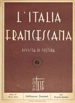 L' Italia francescana. Rivista di cultura, nuova serie, anno 37, n.6 novembre/dicembre 1962