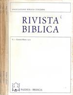 Rivista Biblica n. 1 - 3 - 4 anno 1972
