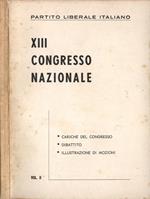 Xiii Congresso Nazionale Vol. Ii