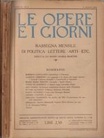 Le opere e i giorni Anno III N. 3, 4, 5