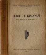 Scritti e Discorsi dal 1925 - III al 1926 - IV - V E.F