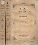 Storia Universale - Anno 1844 - Tomo IV Parte I e II