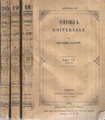 Storia Universale - Anno 1844 - Tomo VII Parte I e II e III