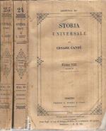 Storia Universale - Anno 1845 - Tomo VIII Parte I e II