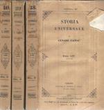 Storia Universale - Anno 1844 - Tomo XIII Parte I e II e III