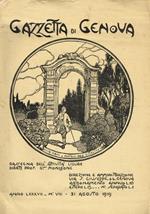 Gazzetta di Genova. Rassegna dell'attività ligure. Anno LXXXVII n.VIII, 31 agosto 1919
