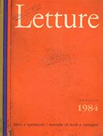 Letture. Libro e spettacolo. Mensile di studi e rassegne. Anno 39 n.404, 405, 412. 1984