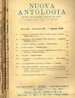 Nuova Antologia. Rivista di lettere, scienze ed arti. Anno 55, 1920, fasc.1161, 1163, 1164