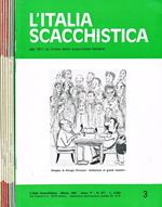 L' Italia scacchistica. Rivista mensile. Anno 77, 1987 n.3 4 5 6 7/8 9 11 12