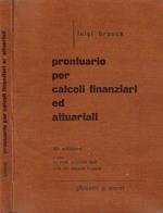 Prontuario per calcoli finanziari ed attuariali