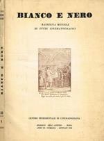 Bianco e nero. Rassegna mensile di studi cinematografici. Anno XI n.1, gennaio 1950