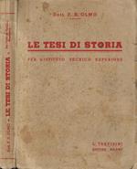 Le tesi di storia per l'Istituto Tecnico superiore