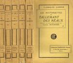 Les historiettes de Tallemant des Réaux vol.IV, V, VI, VII, VIII