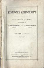 Biblische zeitschrift Anno X Vol. II