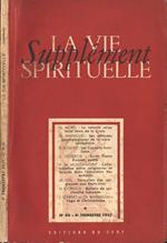 La vie spirituelle 1957 supplèment n. 43