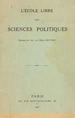 L' ecole libre des sciences politiques