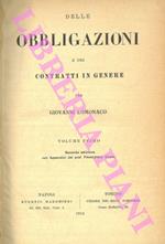 Delle obbligazioni e dei contratti in genere