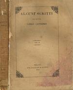 Alcuni scritti del Dottor Carlo Cattaneo vol.II