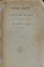 Poesie liriche di Alessandro Manzoni recate in versi latini dal Conte Federico Callori