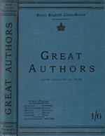 Great Authors. From Chaucer to Pope – First period – Chaucer-Spenser-Shakespeare-Bacon-Milton-Bunyan-Dryden-Defoe-Addison-Pope – contemporary writers