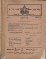 Il Comune di Genova bollettino municipale Anno Iv N. 1, 2, 3. Pubblicazione mensile