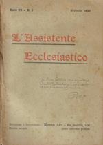 L' assistente ecclesiastico n. 2 Anno 1936