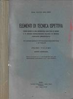 Elementi di tecnica ispettiva Primo volume (parte generale)